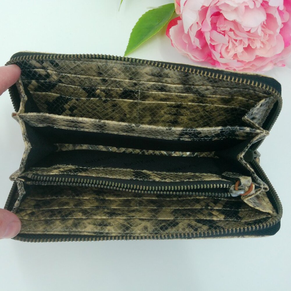 Botkier Maddie Python Snakeskin Embossed Leather … - image 7